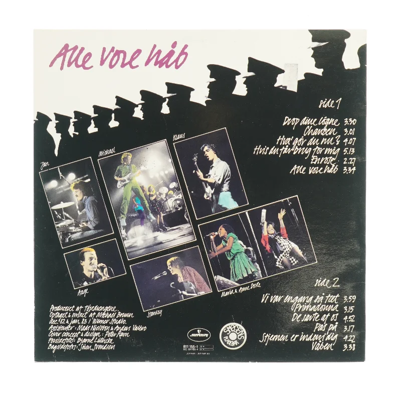 Tøsedrengen, alle vore håb Vinylplade