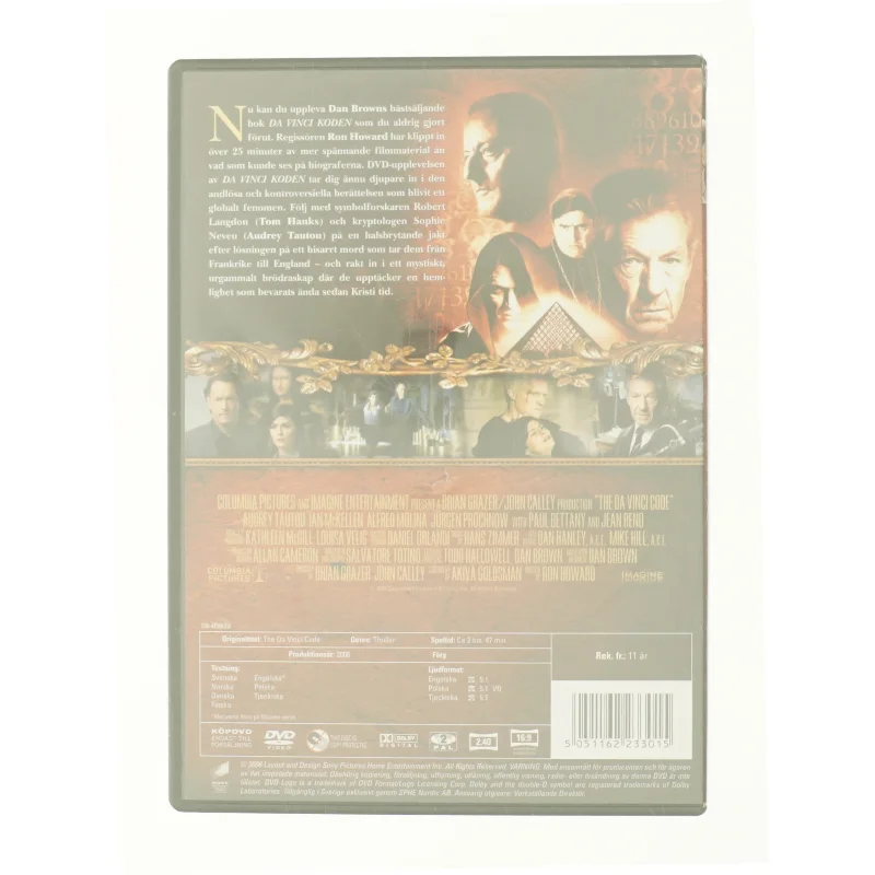 Da Vinci Koden fra DVD