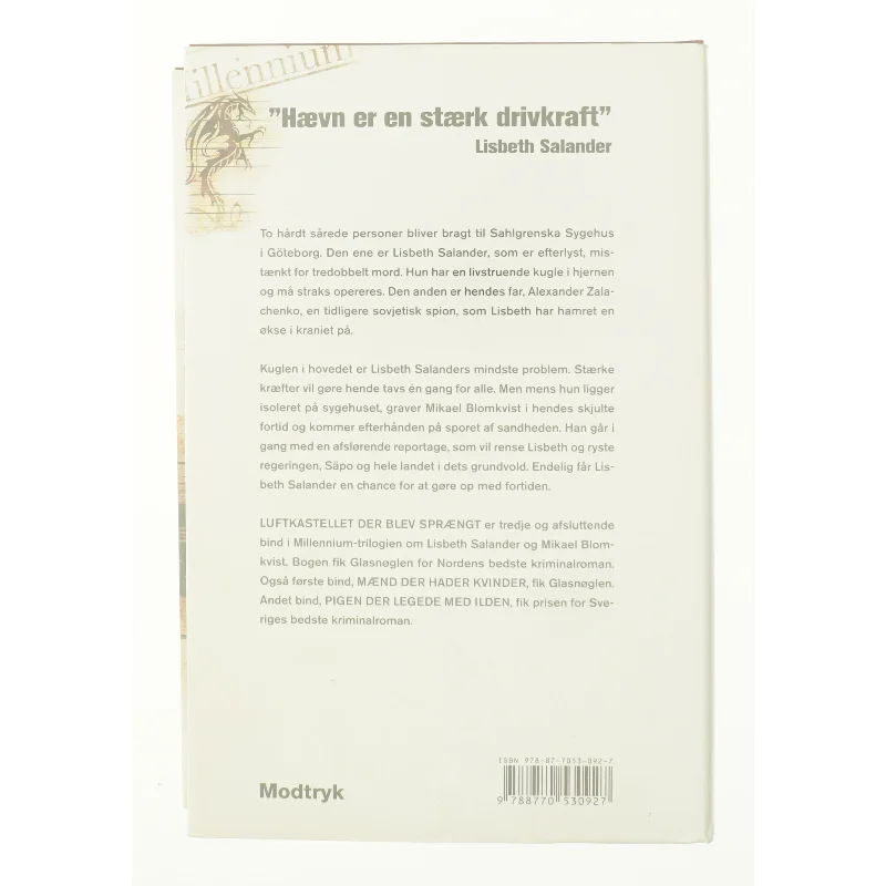 Luftkastelletderblevsprngt Stir up a Hornets' Nest of Girl. Shi Dige Larsen. the Danish Original. Hardcover](chinese Edition) (Bog)