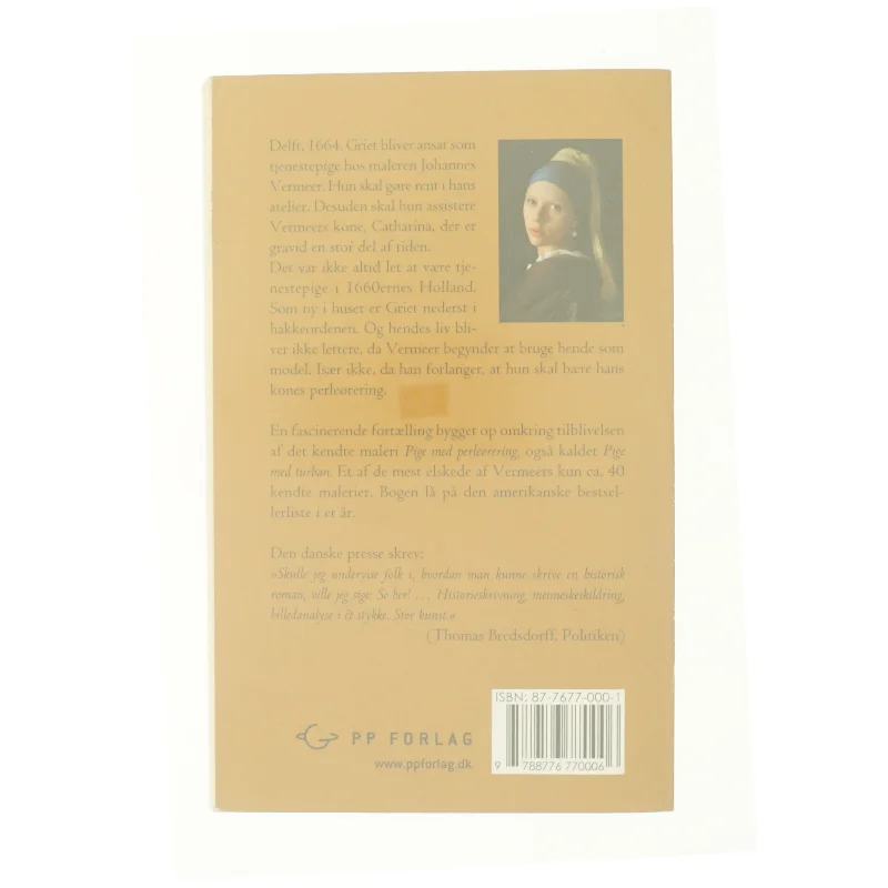 Pige med perleørering af Tracy Chevalier (Bog)