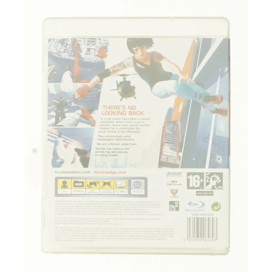 Mirror S Edge (ps3) fra DVD