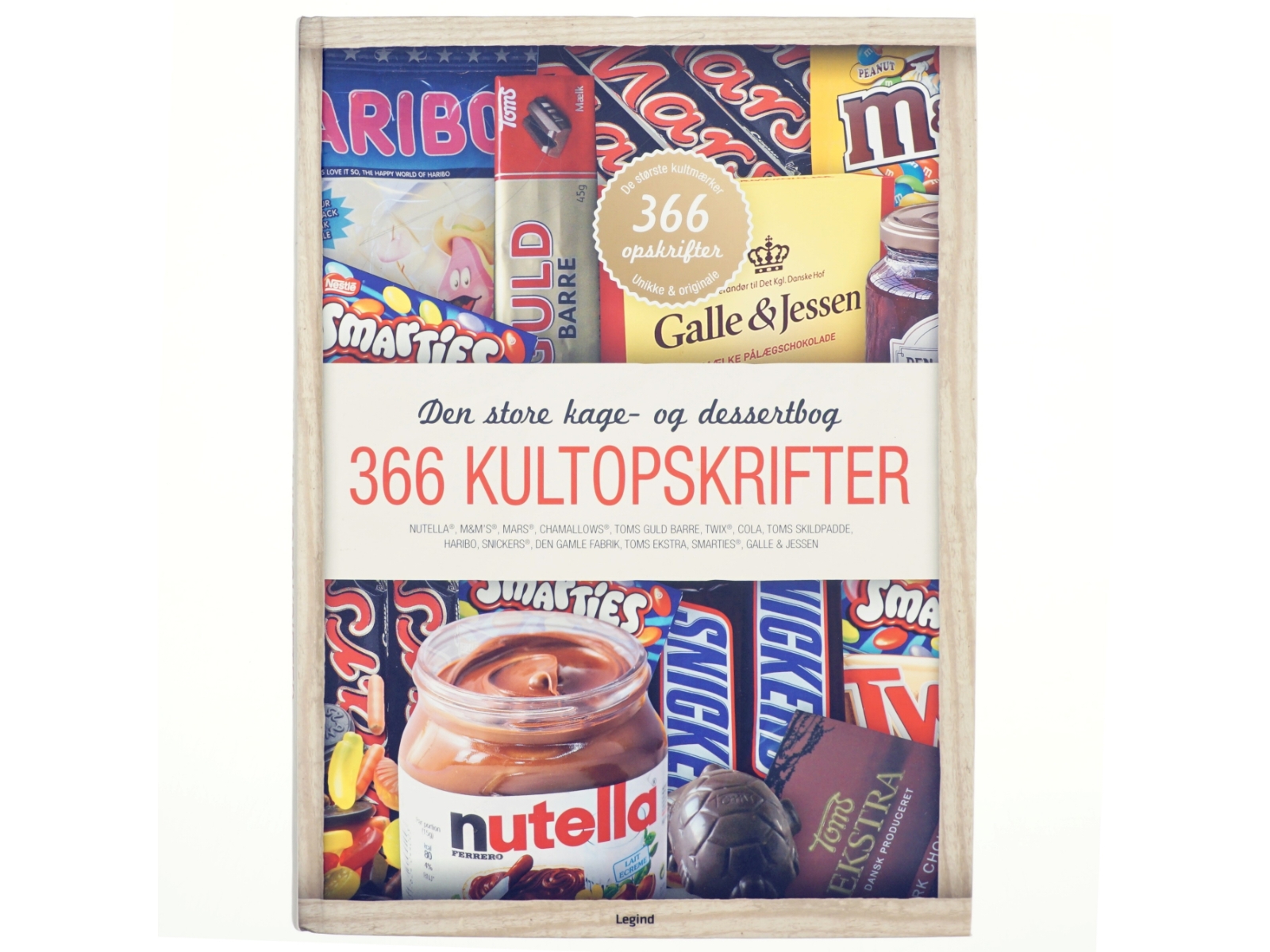 366 kultopskrifter : den store kage- og dessertbog (Bog)