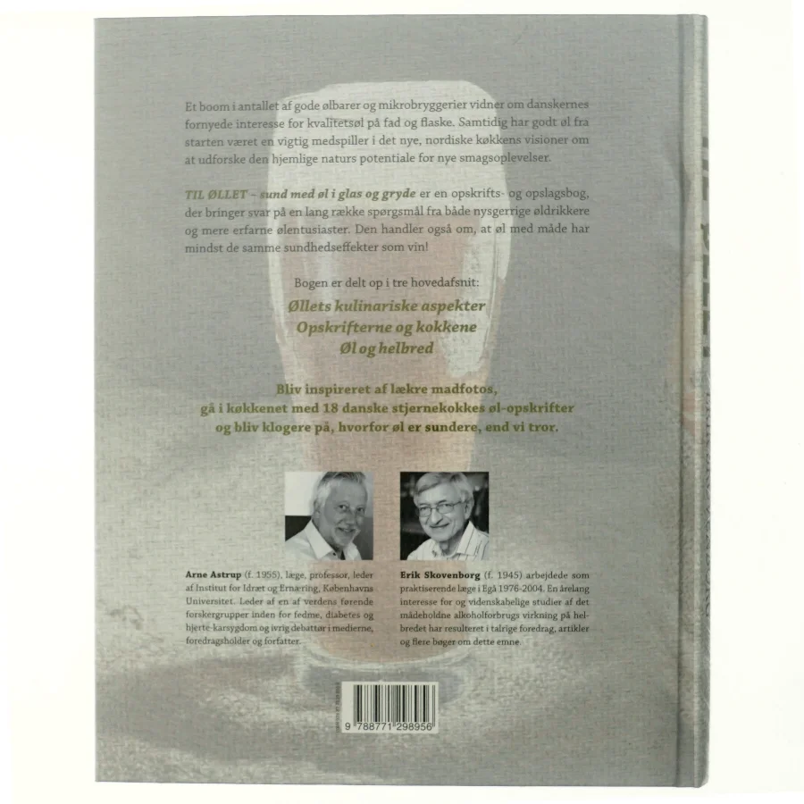 Til øllet : sund med øl i glas og gryde af Arne Astrup (f. 1955) (Bog)