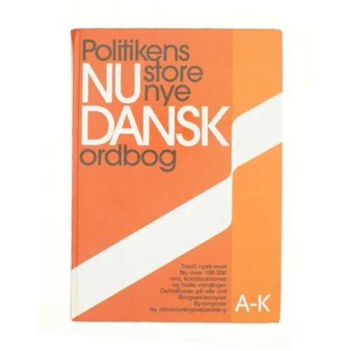 Politikens Store Nye Nudansk Ordbog (Danish Edition) (Bog)