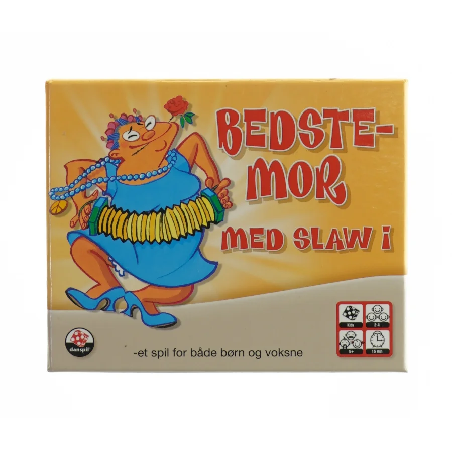 Bedstemor med slaw i spil  (str. 18 X 15 x 45 cm)