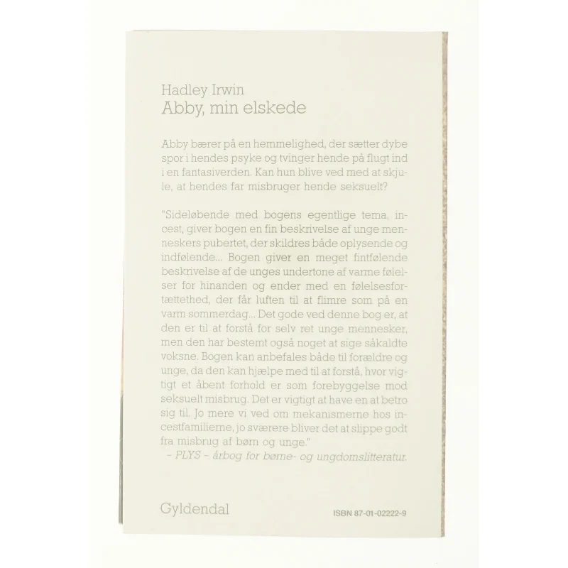 Abby, min elskede af Hadley Irwin (bog)