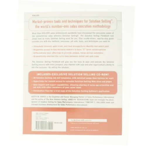 The Solution Selling Fieldboo af Eades, Keith M. / Touchstone, James N. / Sullivan, Timothy T. (Bog)