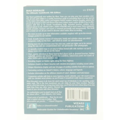 Maui Revealed : the Ultimate Guidebook by Andrew Doughty af Andrew Doughty (Bog)