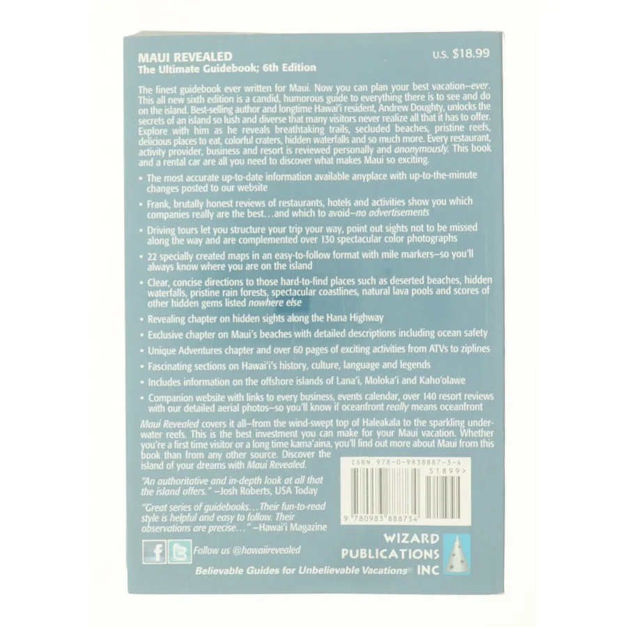 Maui Revealed : the Ultimate Guidebook by Andrew Doughty af Andrew Doughty (Bog)