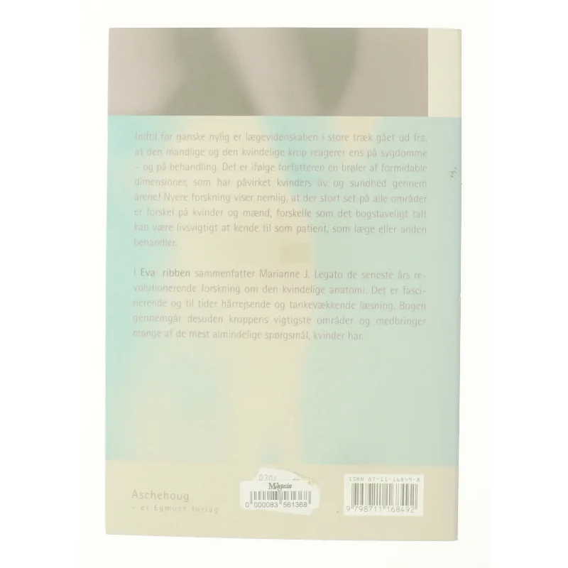 Evas ribben af MArianne J. Legato (Bog)