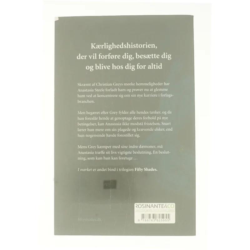Fifty shades - I mørket af E. L. James (Bog)