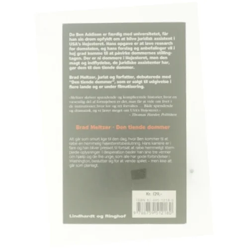 Den tiende dommer af Brad Meltzer (Bog)