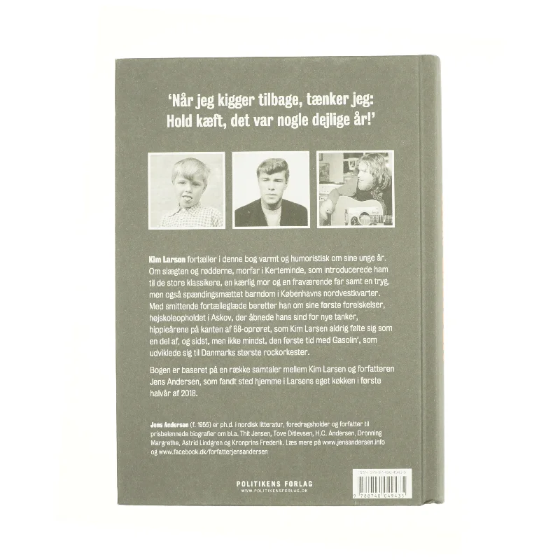 Kim Larsen : mine unge år af Jens Andersen (f. 1955) (Bog)