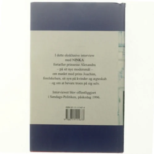 Prinsesse Alexandra : en portrætsamtale med Ninka (Bog)