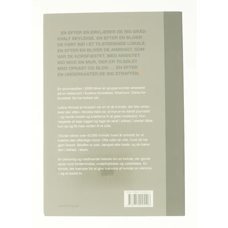 40 piske slag af Lubna Ahamed Al-Hussein