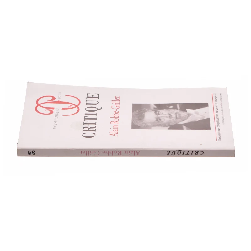 Critique  Numéro 651-652 : Alain Robbe-Grillet af Collectif (Bog)