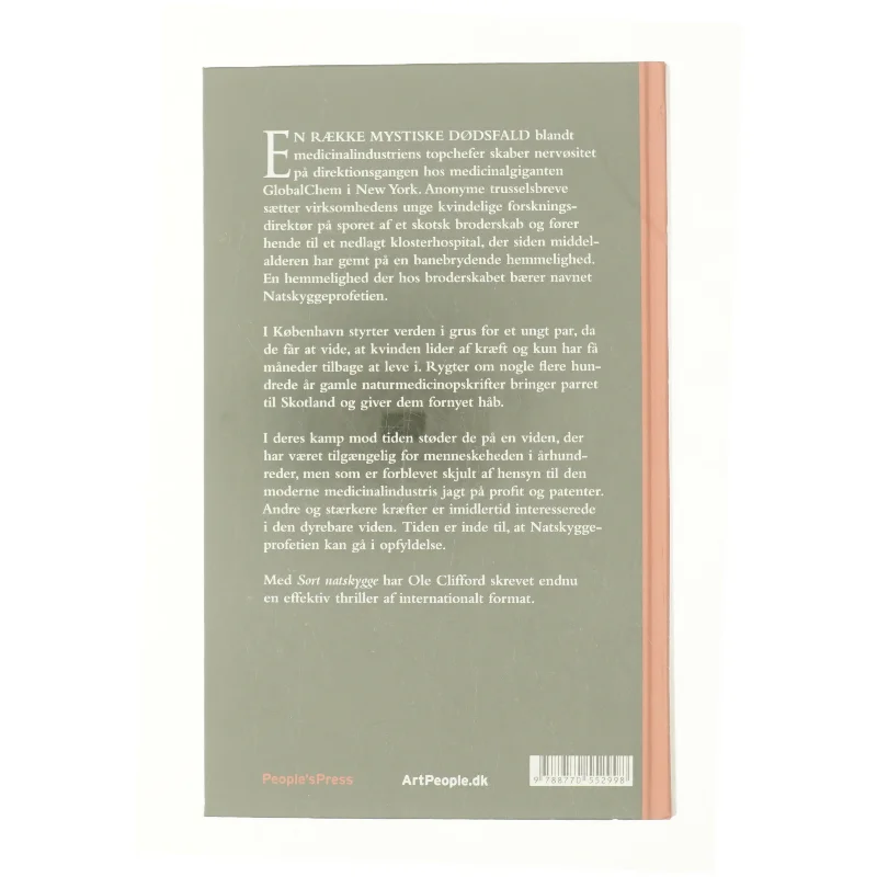 Sort Natskygge af Ole Clifford (bog)