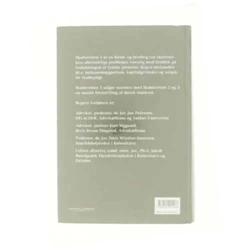 Skatteretten. Bind 1, Skattesystemet, indkomstopgørelsen, kapitalgevinster, subjektiv skattepligt, arbejdsmarkedsbidrag, familiebeskatning af Jens Olav Engholm Jacobsen (Bog)