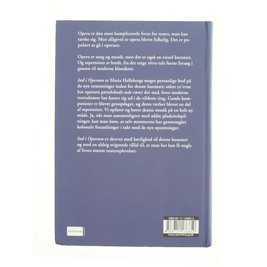 Ind i operaen af Maria Helleberg (Bog)