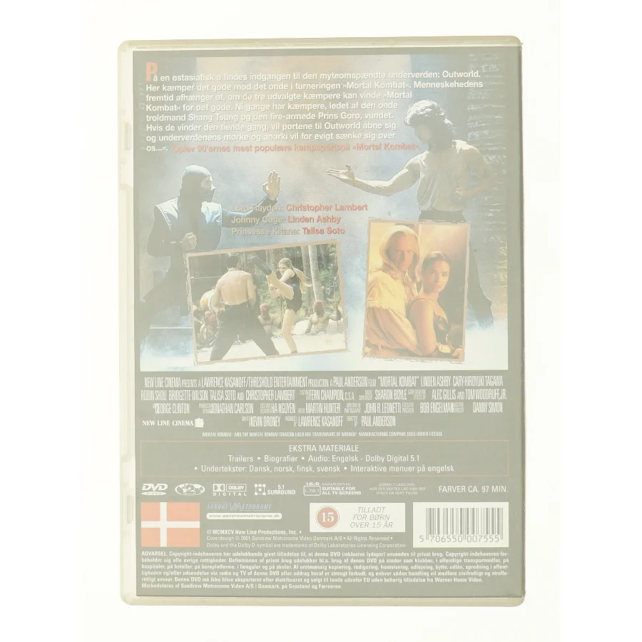 Mortal kombat fra DVD