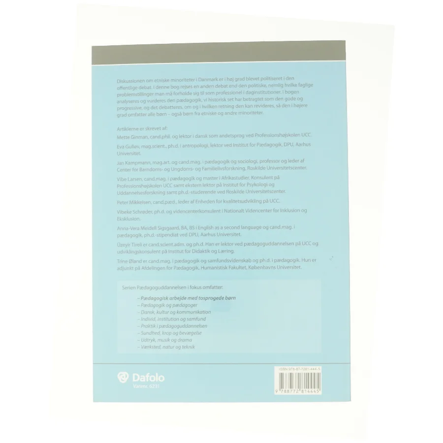 Pædagogisk arbejde med tosprogede børn (Bog)