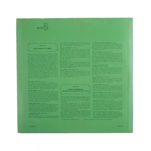 Country Music Popular Hits record 4 Vinylplade