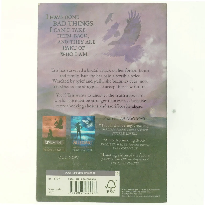 Insurgent af Veronica Roth (Bog)