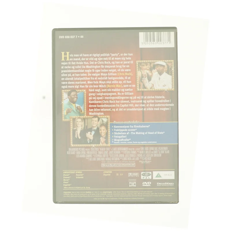 Head of State fra DVD