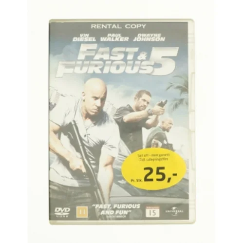 Fast & furious 5 fra DVD