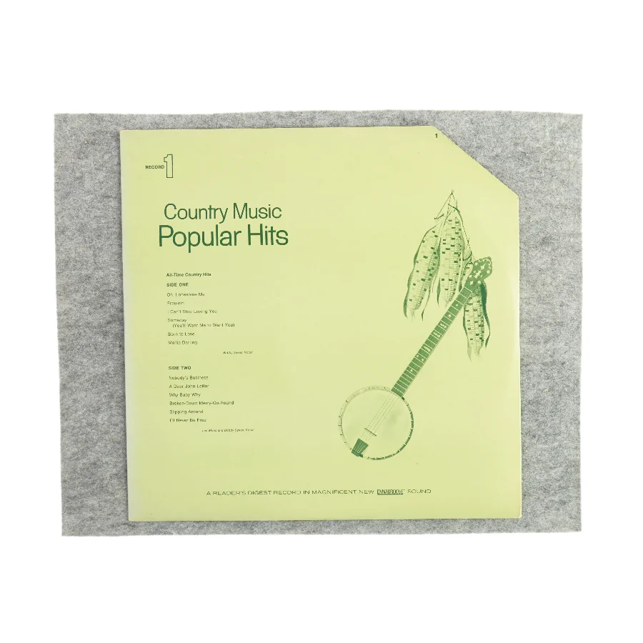 ountry Music Popular Hits Record 1 Vinylplade
