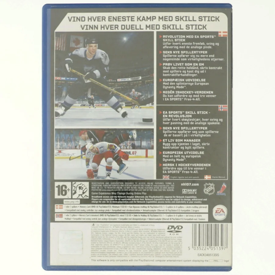 NHL07 fra PS2