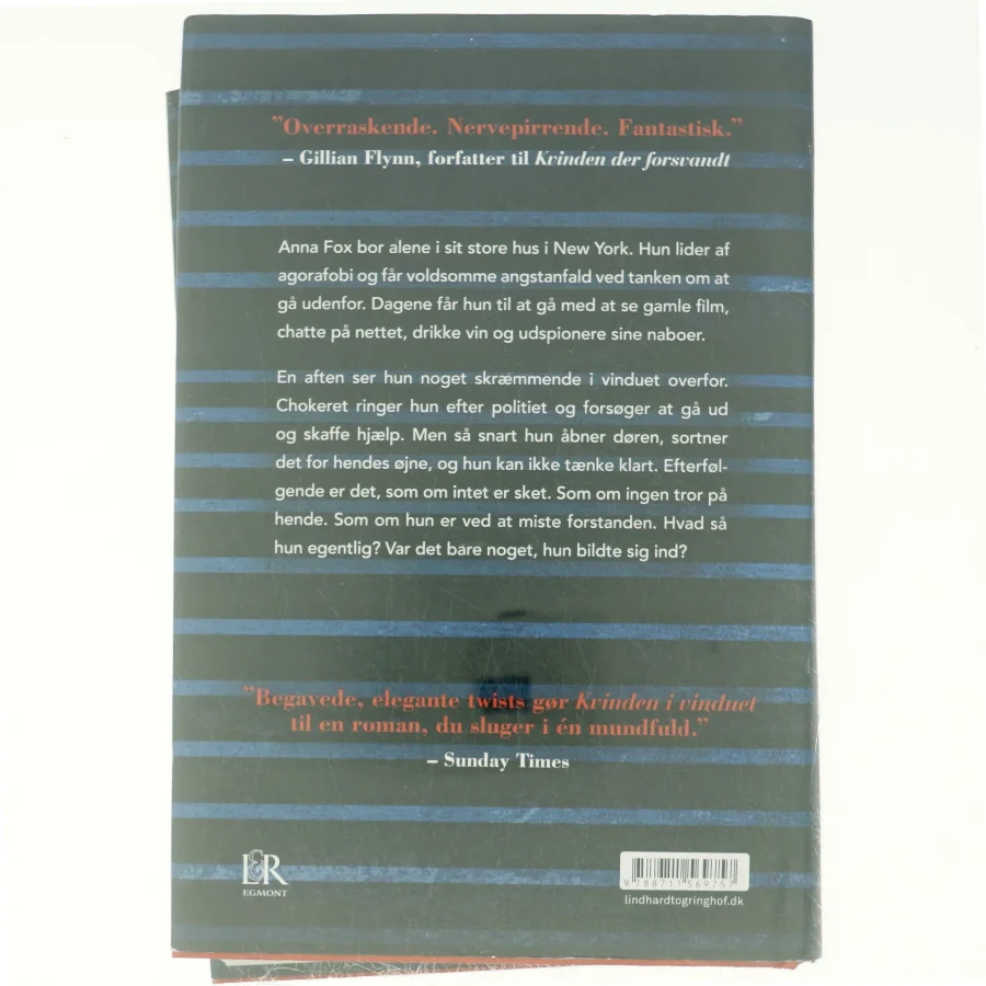 Kvinden i vinduet af A. J. Finn (Bog)