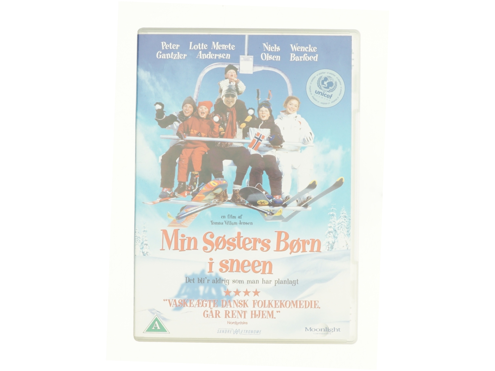 Min søsters børn i sneen