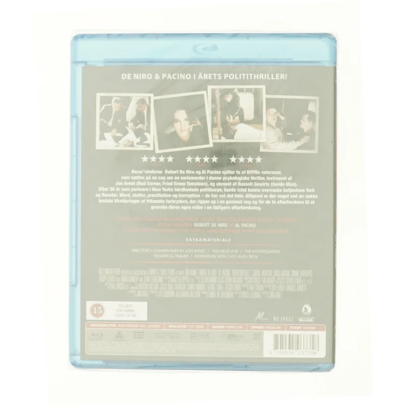 Righteous Kill fra DVD