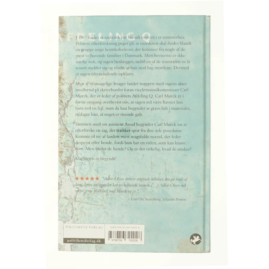 Fasandræberne af Jussi Adler-Olsen (Bog)