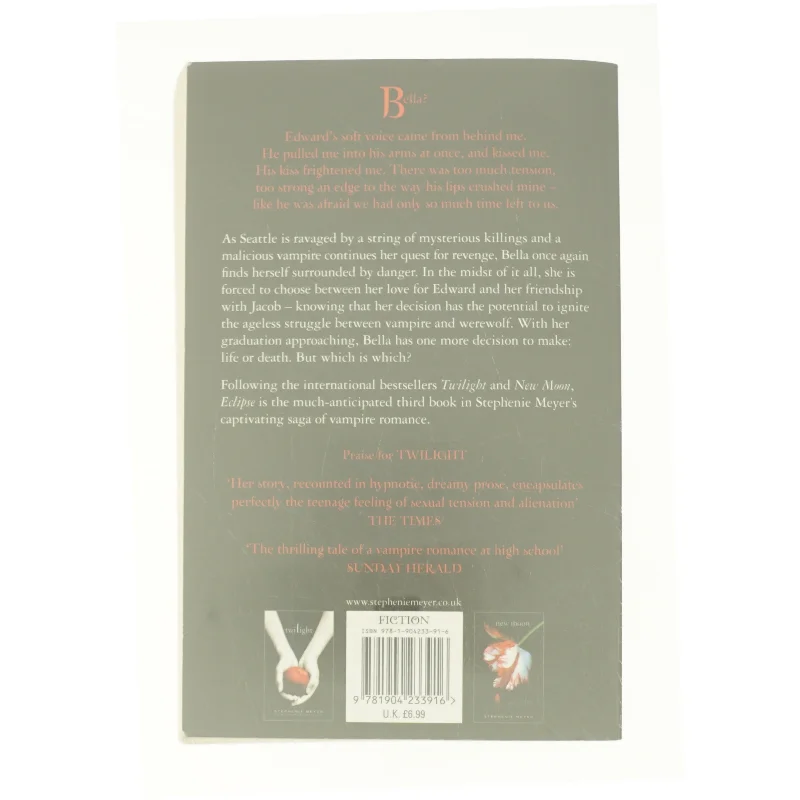 Eclipse (eBook) af Stephenie Meyer (Bog)