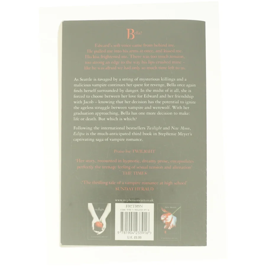 Eclipse (eBook) af Stephenie Meyer (Bog)