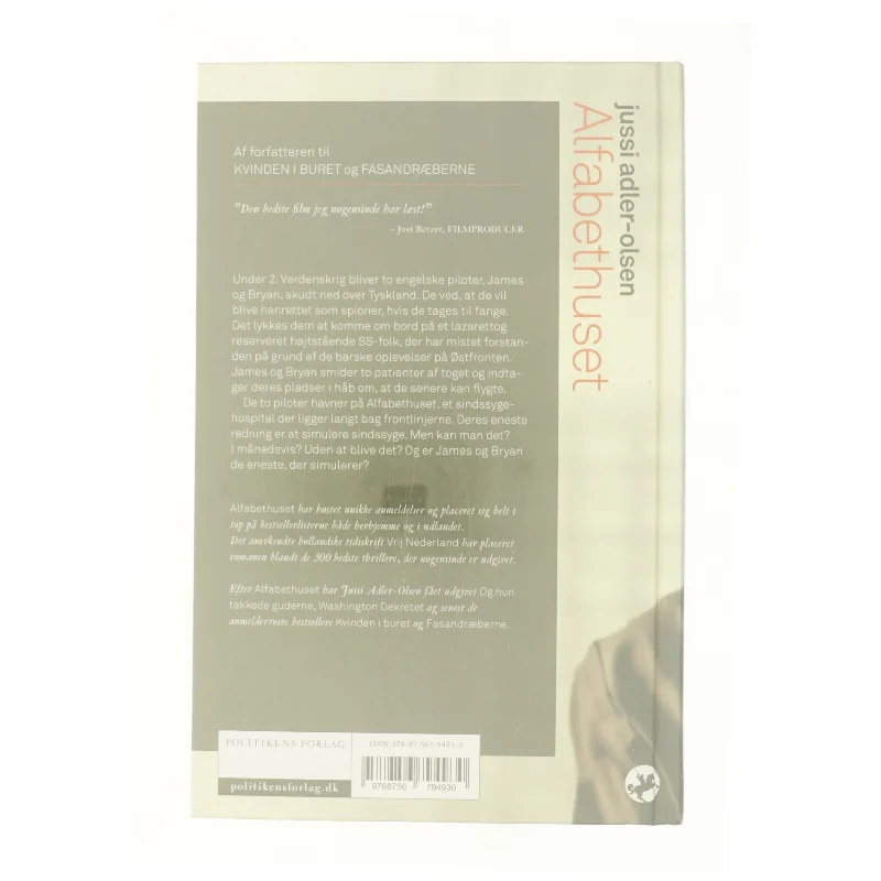 Alfabethuset af Jussi Adler-Olsen (Bog)