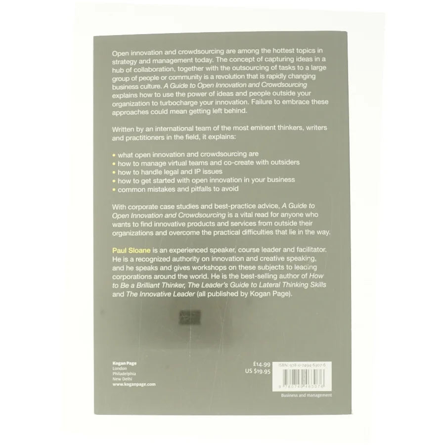 A Guide to Open Innovation and Crowdsourcing af Sloane, Paul (Bog)