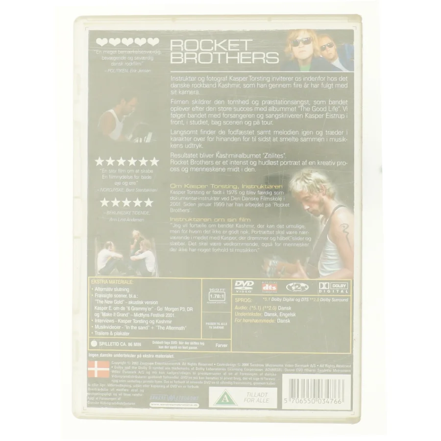 Rocket Brothers fra DVD