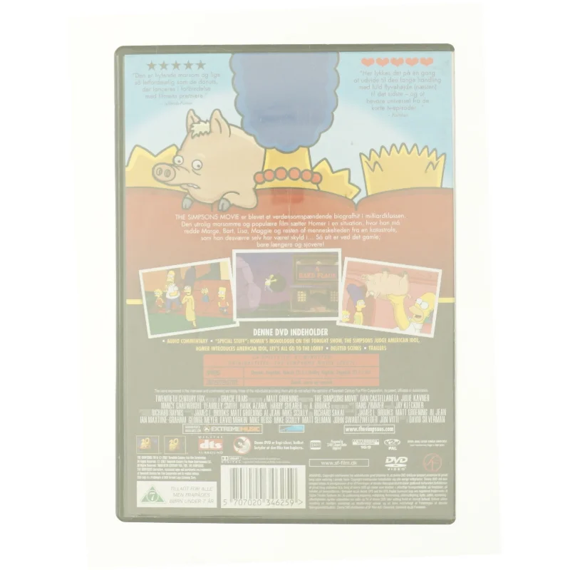 The Simpsons Movie fra DVD