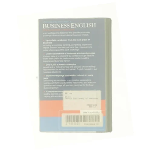 Oxford dictionary of Business English, forlearners of English