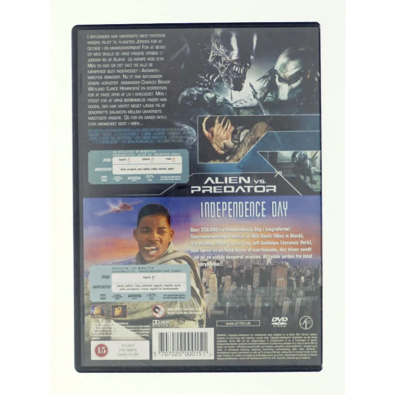 Alien vs preditor + independence day