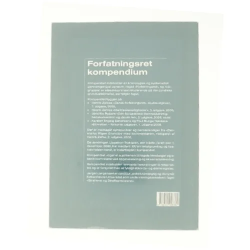 Forfatningsret kompendium
