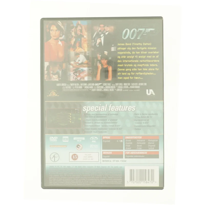 Agent 007 - License to Kill fra DVD