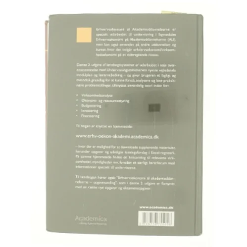 Erhvervsøkonomi til akademiuddannelserne (Bog)