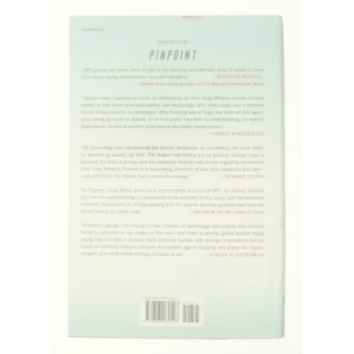 Pinpoint How GPS Is Changing Technology, Culture, and Our Minds af Greg Milner (Bog)