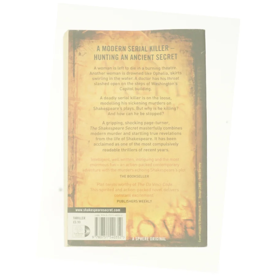 The Shakespeare Secret : Number 1 in Series by J. L. Carrell af J L Carrell (Bog)