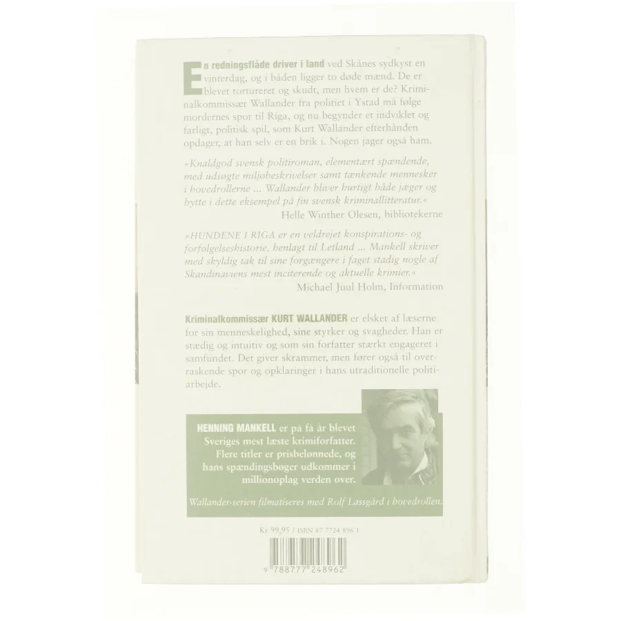 Hundene I Riga af Henning Mankell