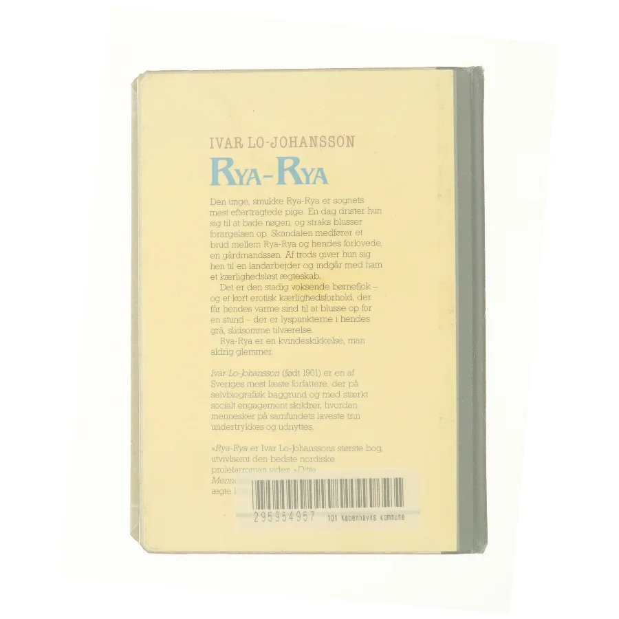 Rya-Rya af Ivar Lo-Johansson (Bog)